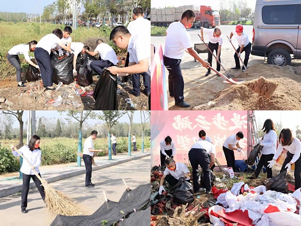 霍邱項目開(kāi)展“衛生大掃除，黨員我先行”主題活動(dòng)