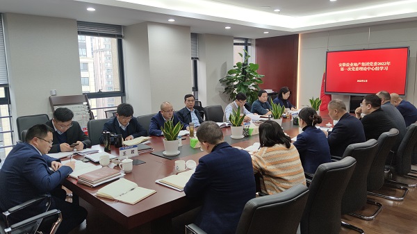 王思軍出席安徽鹽業(yè)地產(chǎn)集團黨委理論中心組2022年第一次集體學(xué)習