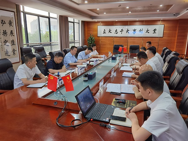 繆磊赴徽鹽地產(chǎn)集團定遠項目公司調研