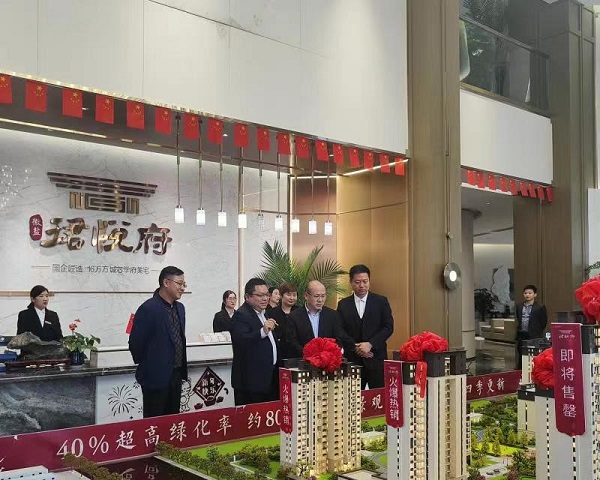 王晟率相關(guān)部門(mén)赴徽鹽地產(chǎn)集團靈璧項目公司開(kāi)展條線(xiàn)化服務(wù)