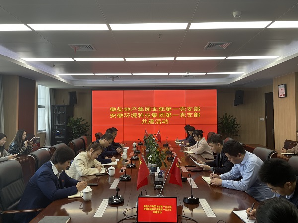 本部第一黨支部赴安徽環(huán)境科技集團開(kāi)展黨建共建活動(dòng)