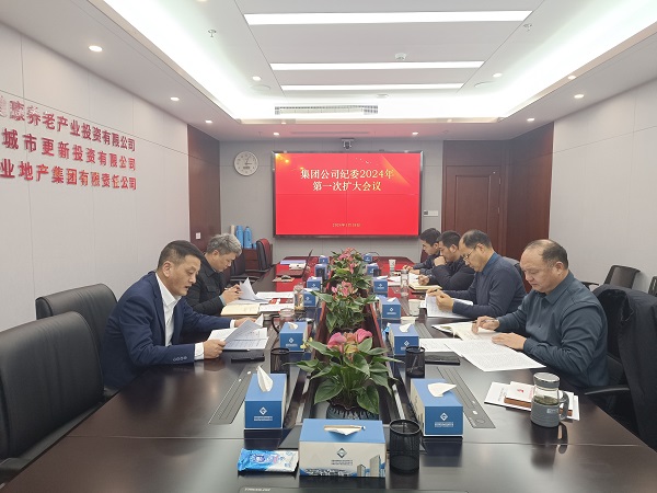 地產(chǎn)集團等三家公司紀委召開(kāi)2024年第一次擴大會(huì )議